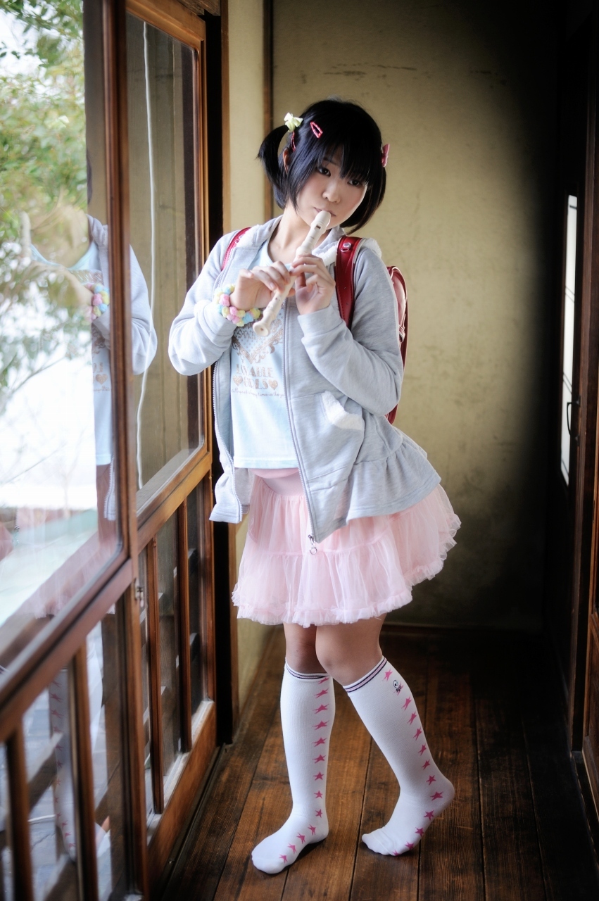 [Cosplay] Hot Flute Student - Pigtails & Perfect Ass